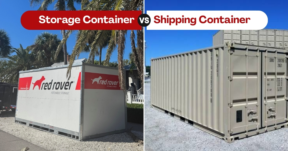 storage container vs shipping container