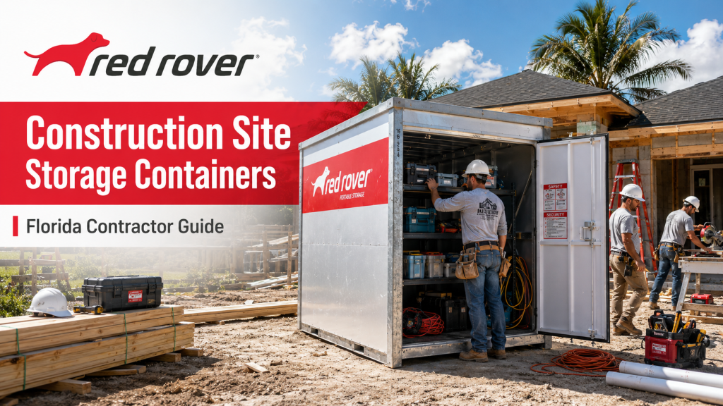 construction site storage container